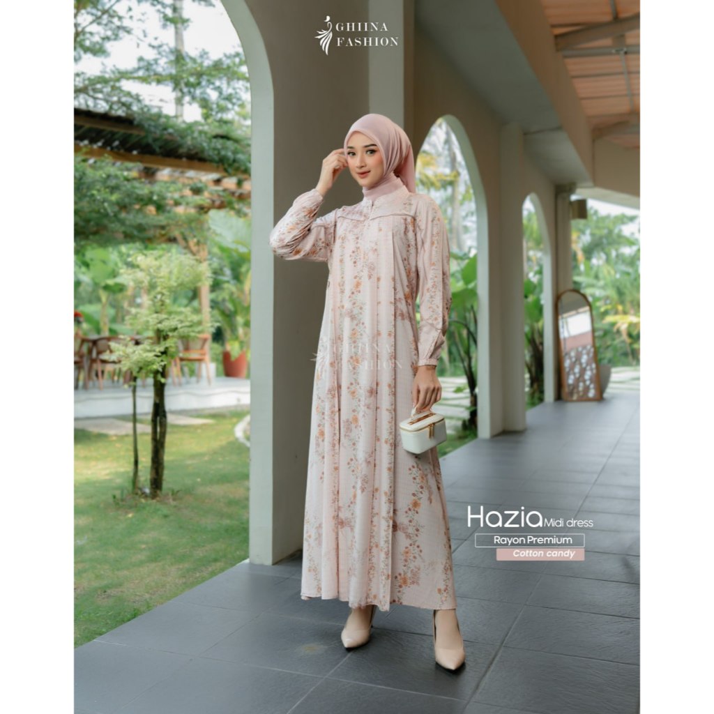 Ghiina Fashion - Hagia Midi Dress Rayon Premium