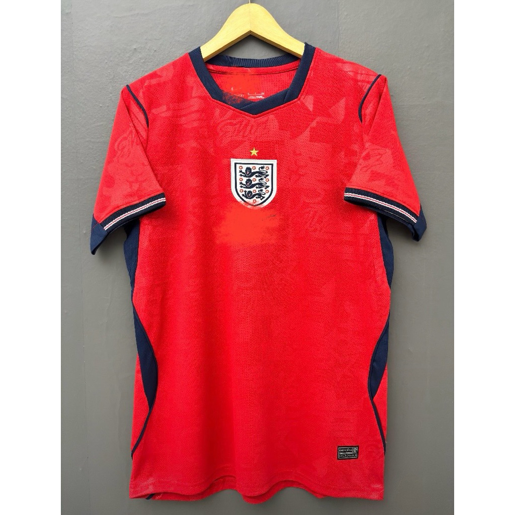 Jersey Kaos Baju Sepak Bola Timnas Inggris England British English Home Away 3rd Third Red Merah Spe