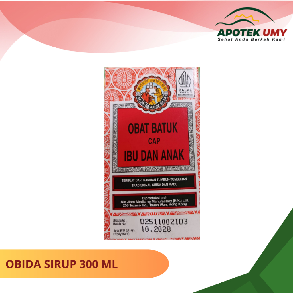 OBAT BATUK IBU DAN ANAK (OBIDA) 300ML
