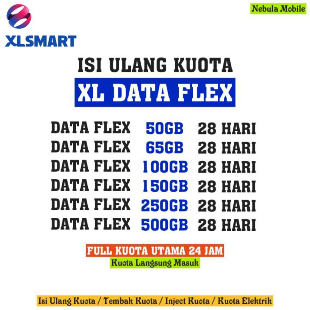 PAKET XL FLEX MAX HARGA MERAKYAT MURAH DIKANTONG