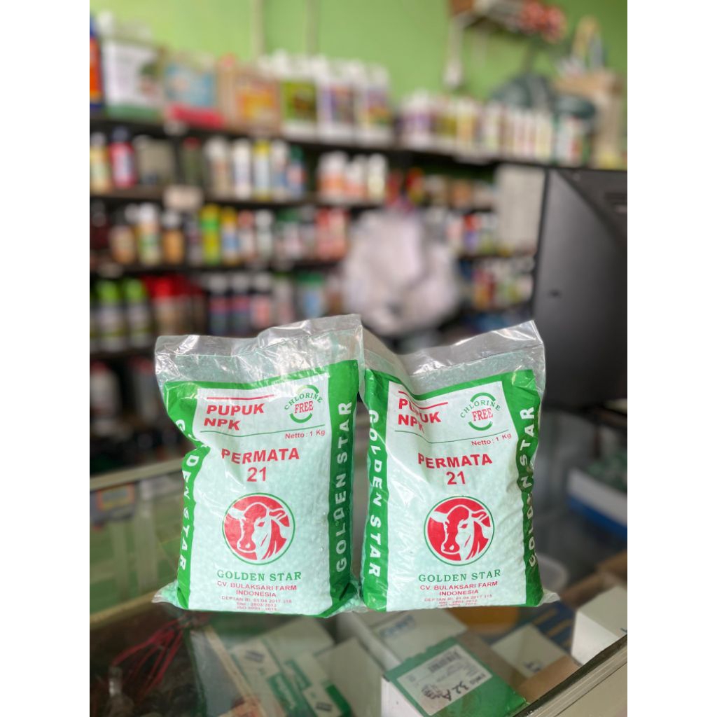 PUPUK NPK GOLDEN STAR PERMATA 21