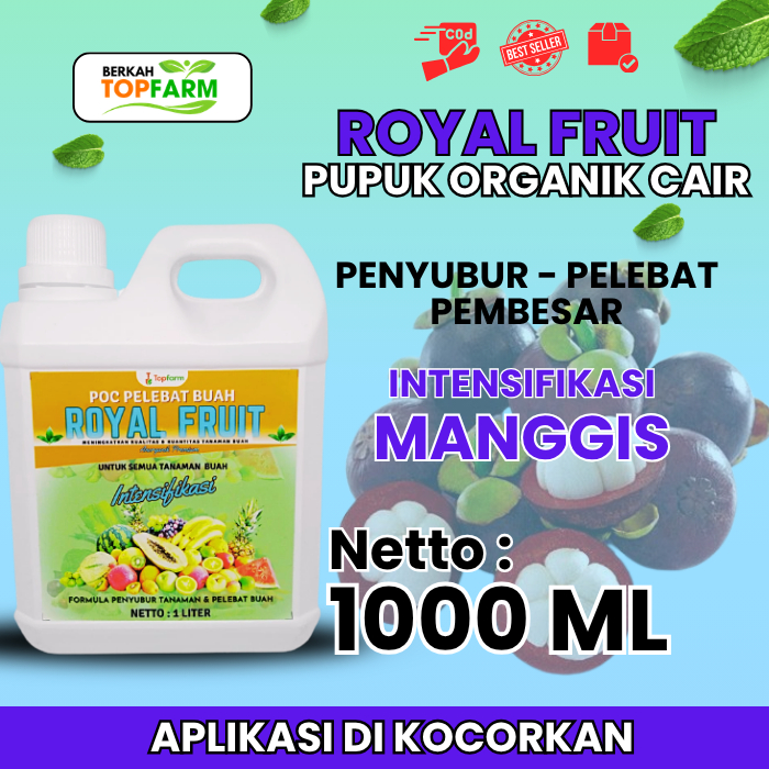 Pupuk Manggis / Pupuk Manggis Agar Cepat Berbuah / Pupuk Pelebat Buah Manggis / Pupuk Pembesar Buah 