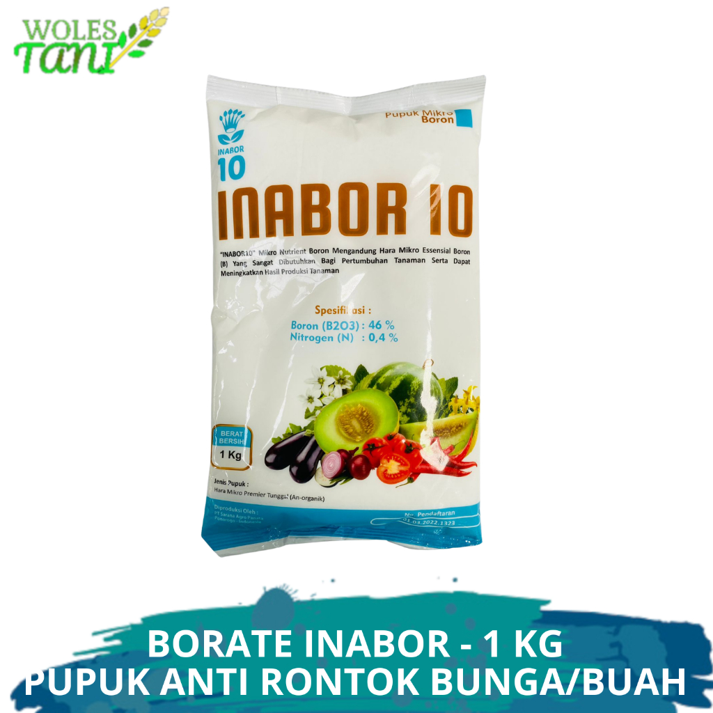 Borate Inabor 1 Kg Borate Tawon 1 Kg Pupuk Boron