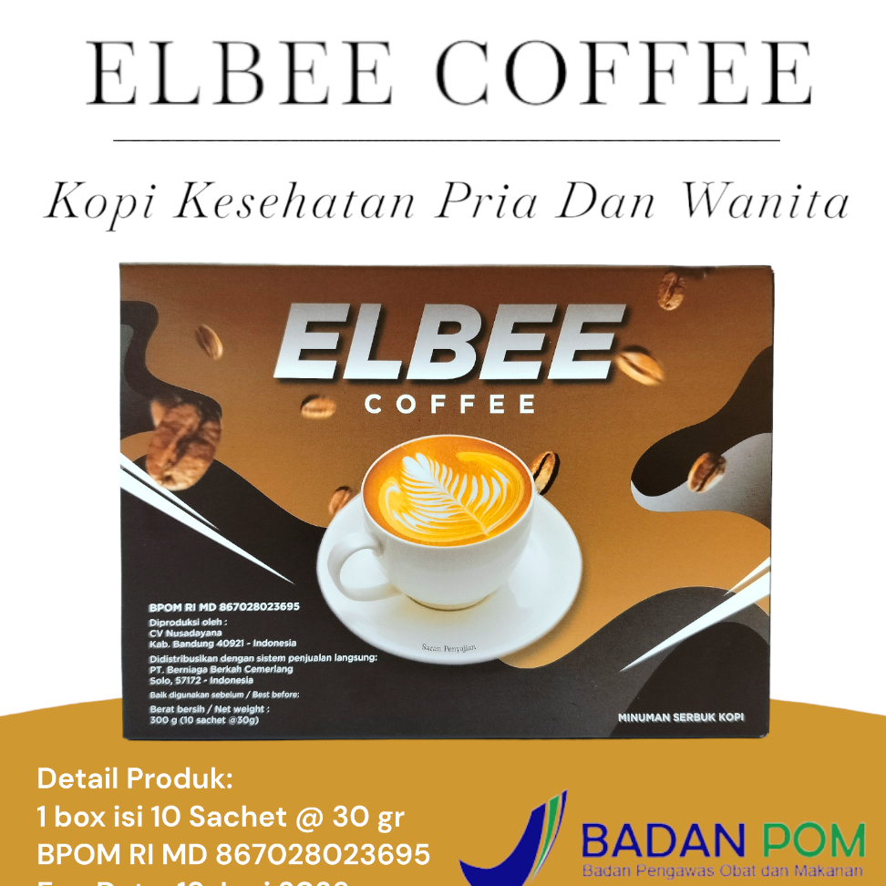 KOPI ELBEE 1 BOX ISI 10 SACHET ORI