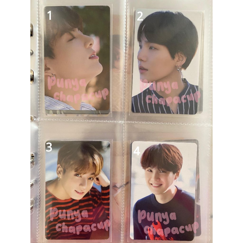PC DICON 101 BTS JUNGKOOK SUGA YOONGI JK ASLI