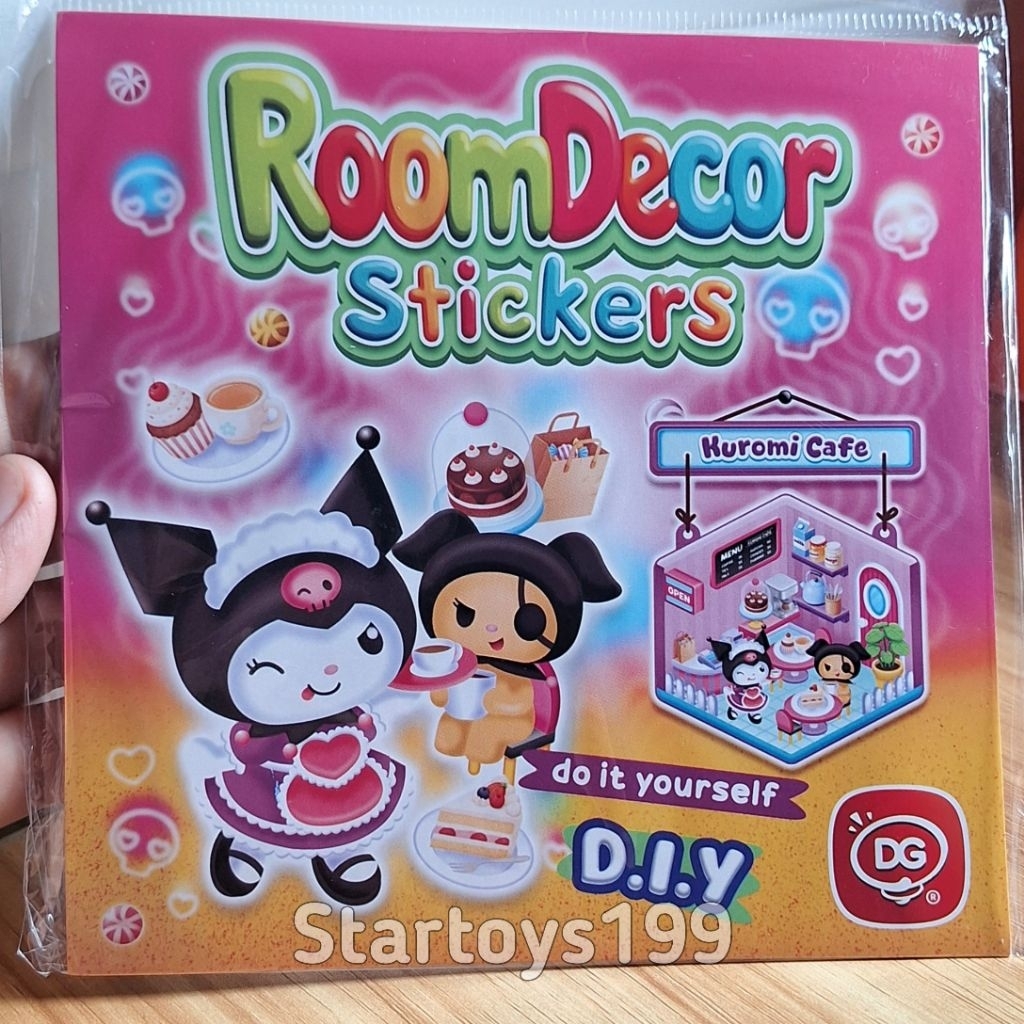 Momo & friends 3D room sticker / 3D room decoration / room decor DG