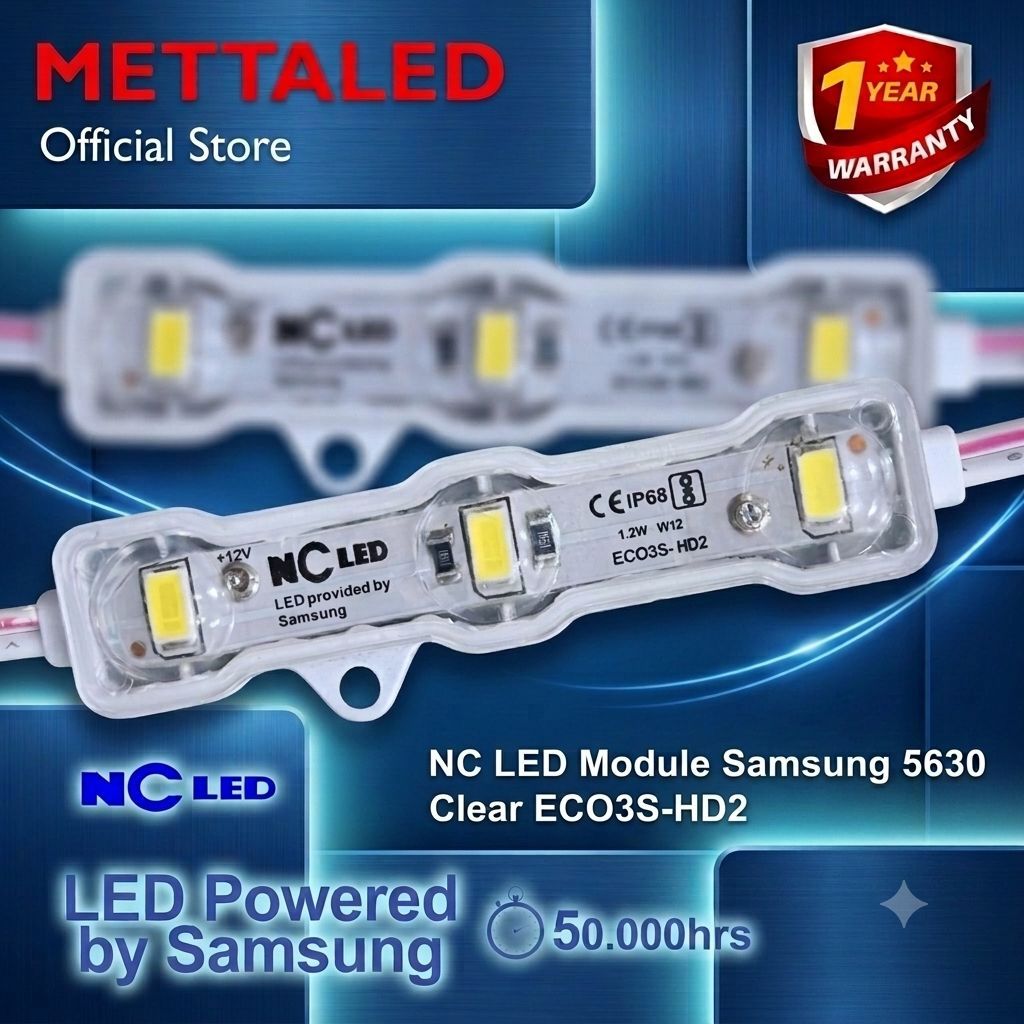 NC LED SAMSUNG LED Modul Strip 3 Mata 5630 CLEAR 1.2W MADE IN KOREA