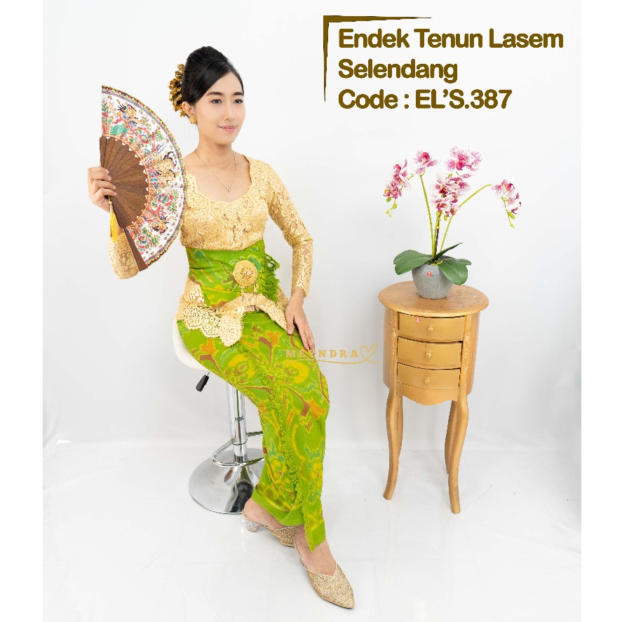 MEYNDRA BUSANA--> Endek Tenun Bali/ Endek Katun/ Endek Semi Mastuli Set Selendang/ Endek Lasem Set S