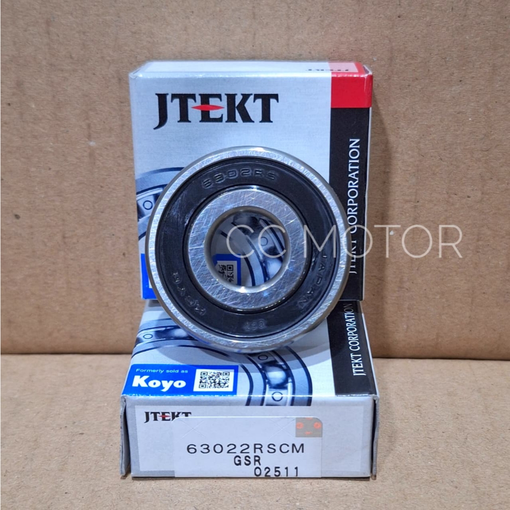 KOYO Bearing Laher 6302 2RS / Laher 63022RSC3 / Bearing Laher 6302 KOYO ORIGINAL / Bearing Laher 630