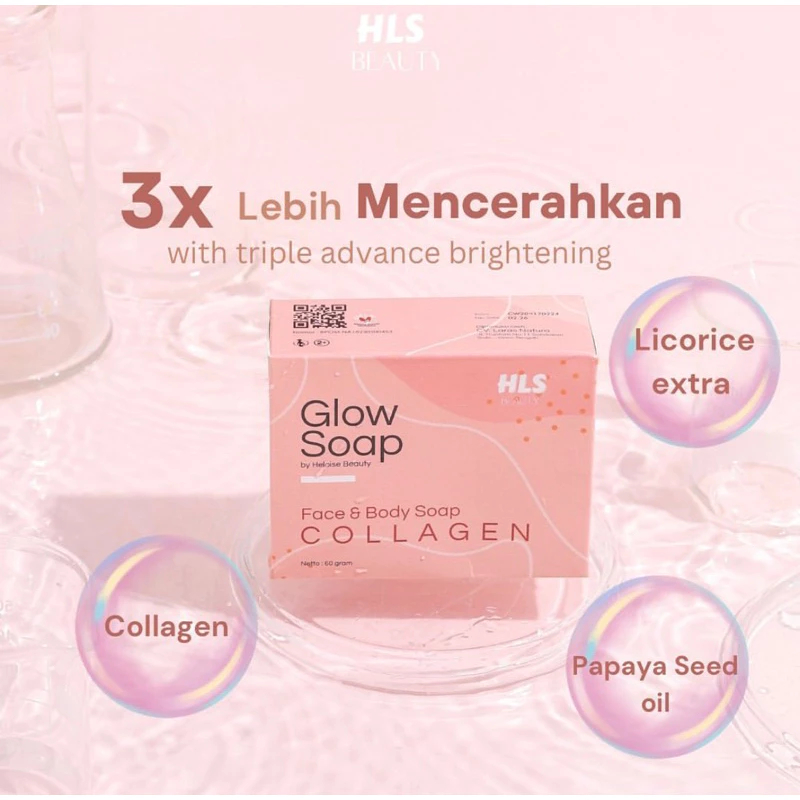 Glow Soap Collagen Heloise Beauty 60gr