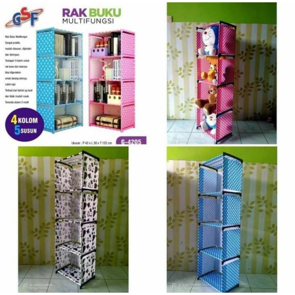 rak buku portabel rak serbaguna