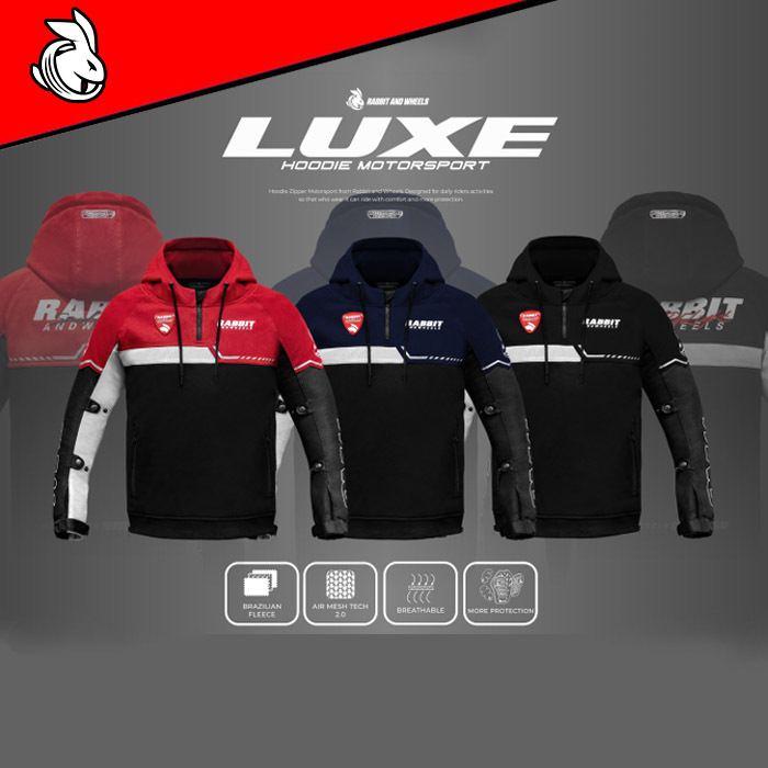 Rabbit And Wheels Hoodie Motorsport LUXE