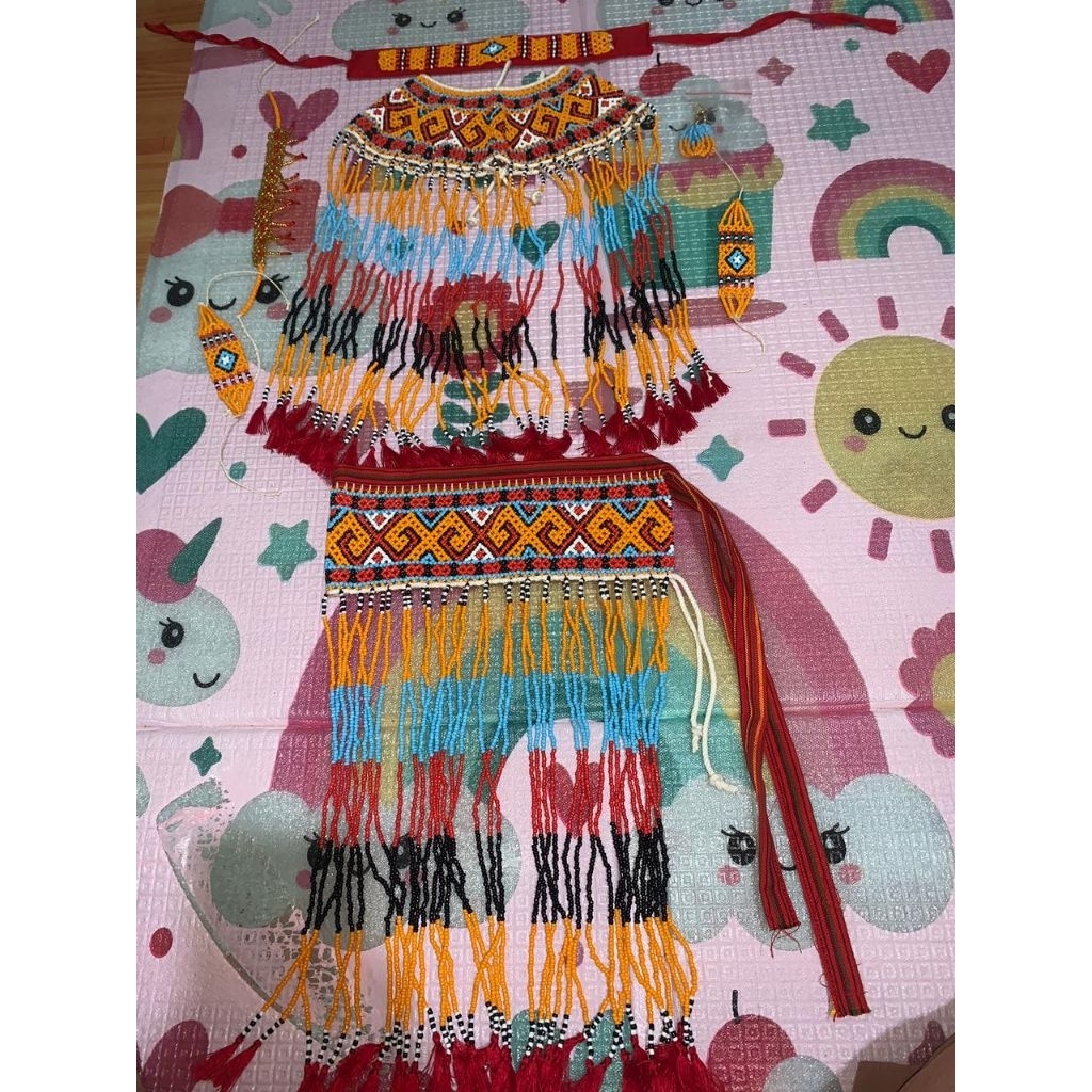 Kandaure Sokkong Bayu Set Anak Variasi BIRU