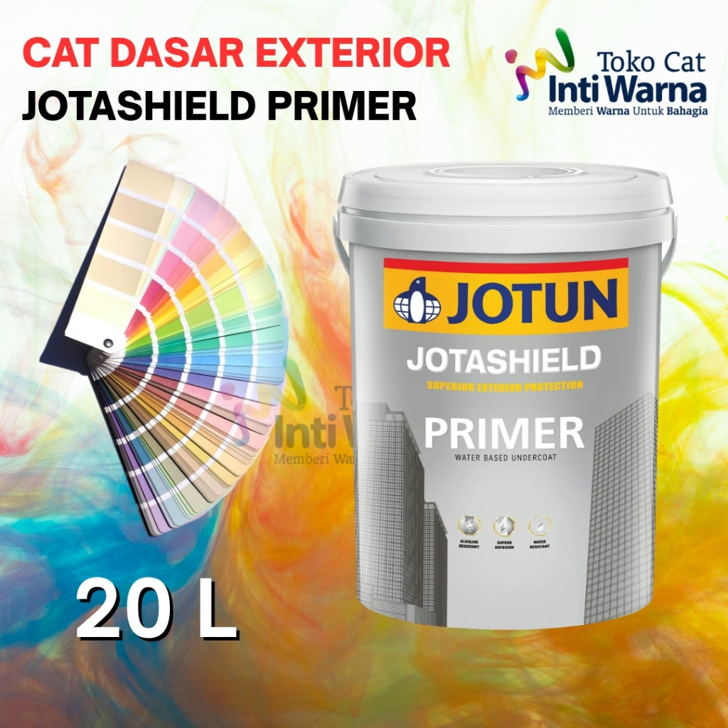 CAT DASAR/PRIMER UNTUK TEMBOK EKSTERIOR JOTASHIELD PRIMER JOTUN (20 LITER)