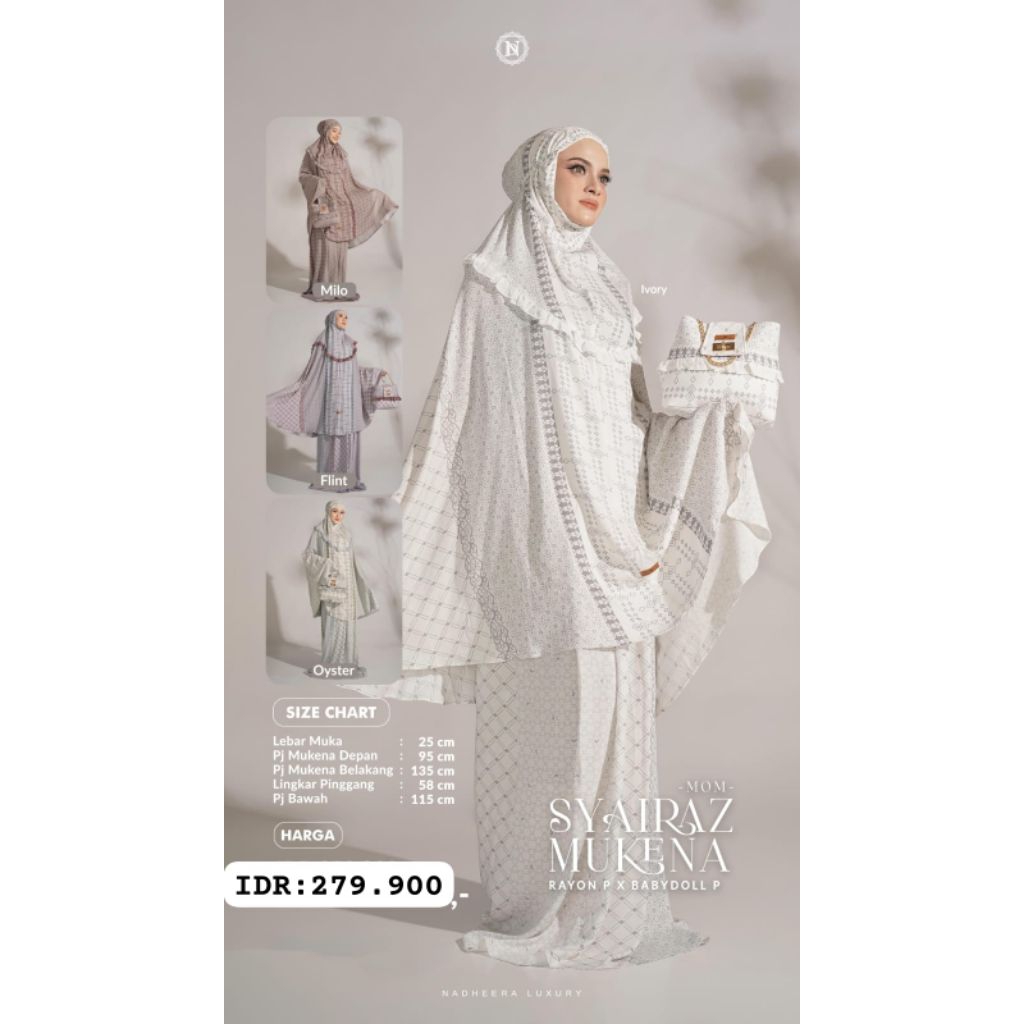 Syairaz mukena couple by nadhera luxury