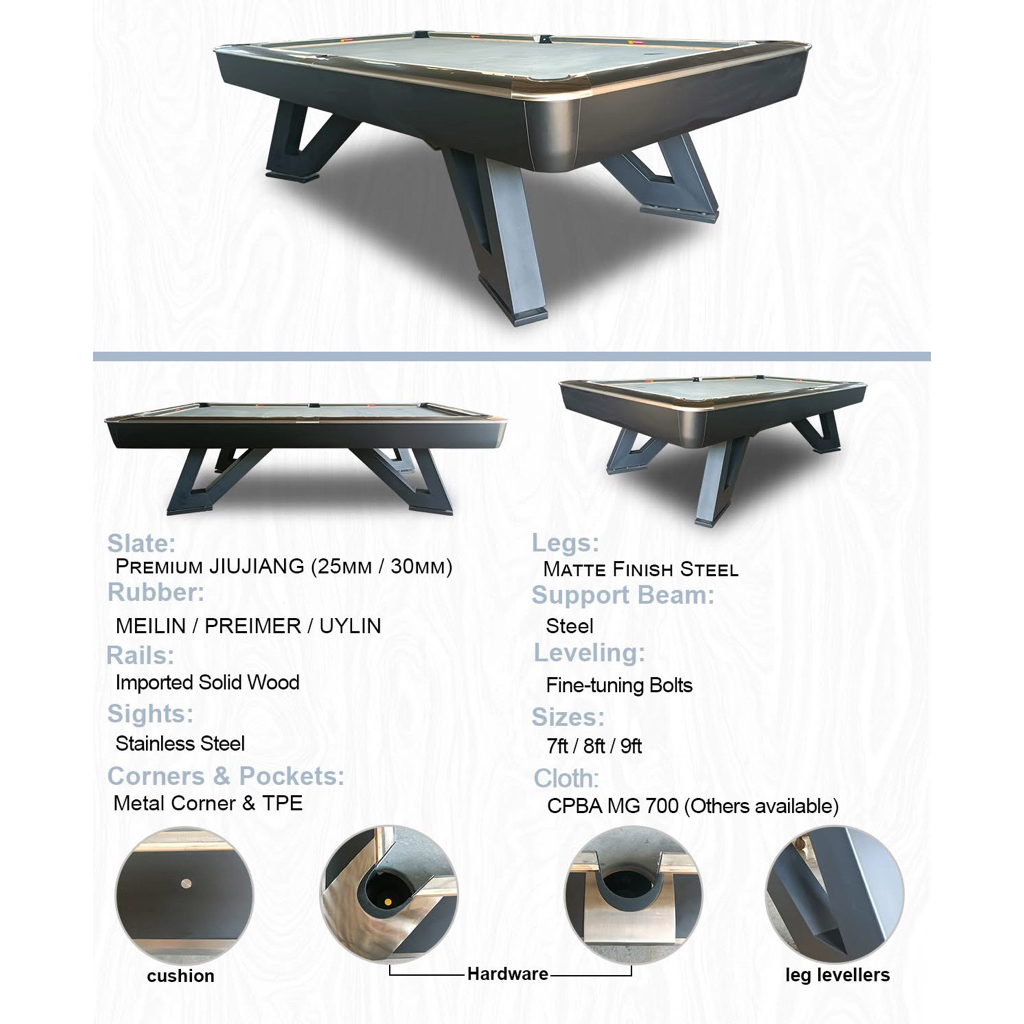 Meja billiard import 9ft Barzel - meja bilyar - meja billiard import - meja 9feet
