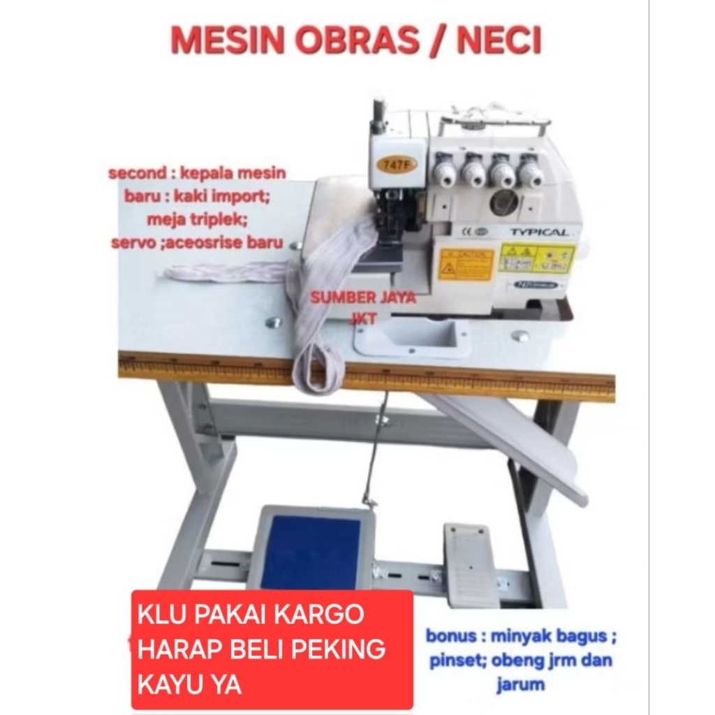 Mesin obras /Neci typical second fullset.