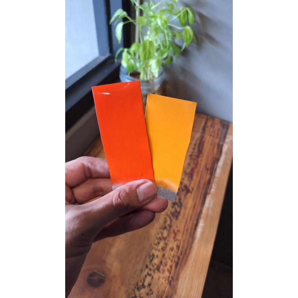 Cat bubuk - Cat Powder Coating - Orange - KS18 - 1kg
