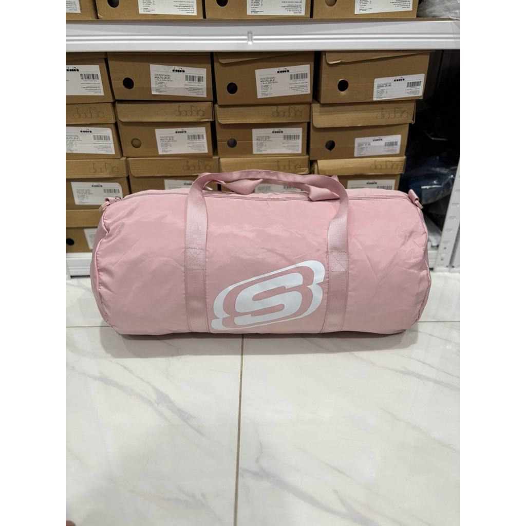 TAS SKECHERS DUFFLE BAG PINK SKEDBT9204PK TAS SERBAGUNA ROLLING BAG TAS GYM ORIGINAL BAG