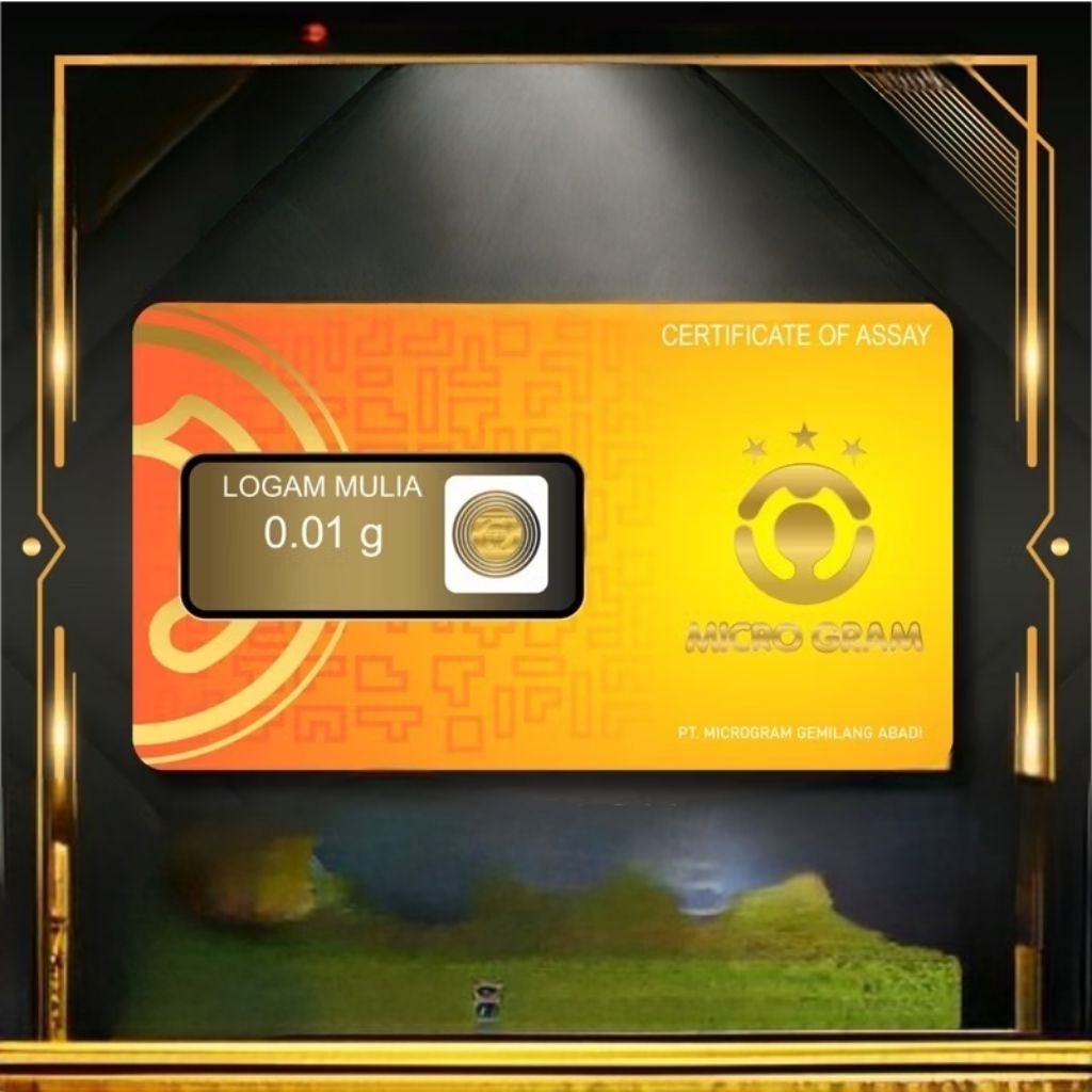 Emas Mini Gold Micro Garam 0.01 g microgram 0.01g gram