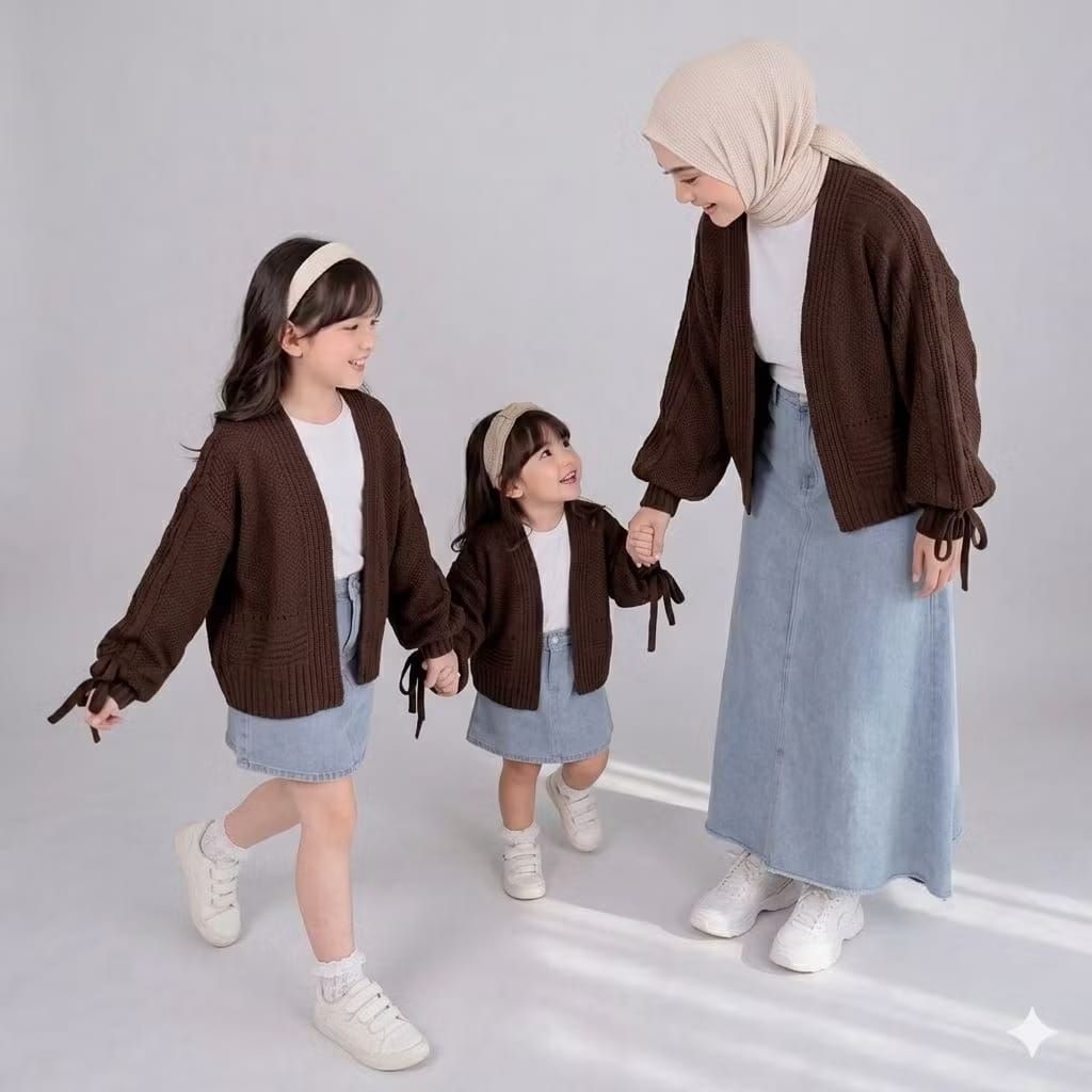Balero Crop Top Oversize/Cardigan Rajut Wanita Bahan Acrylic Premium