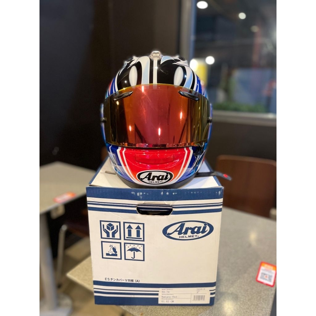 Arai rx7x nakano rabbit red size xl