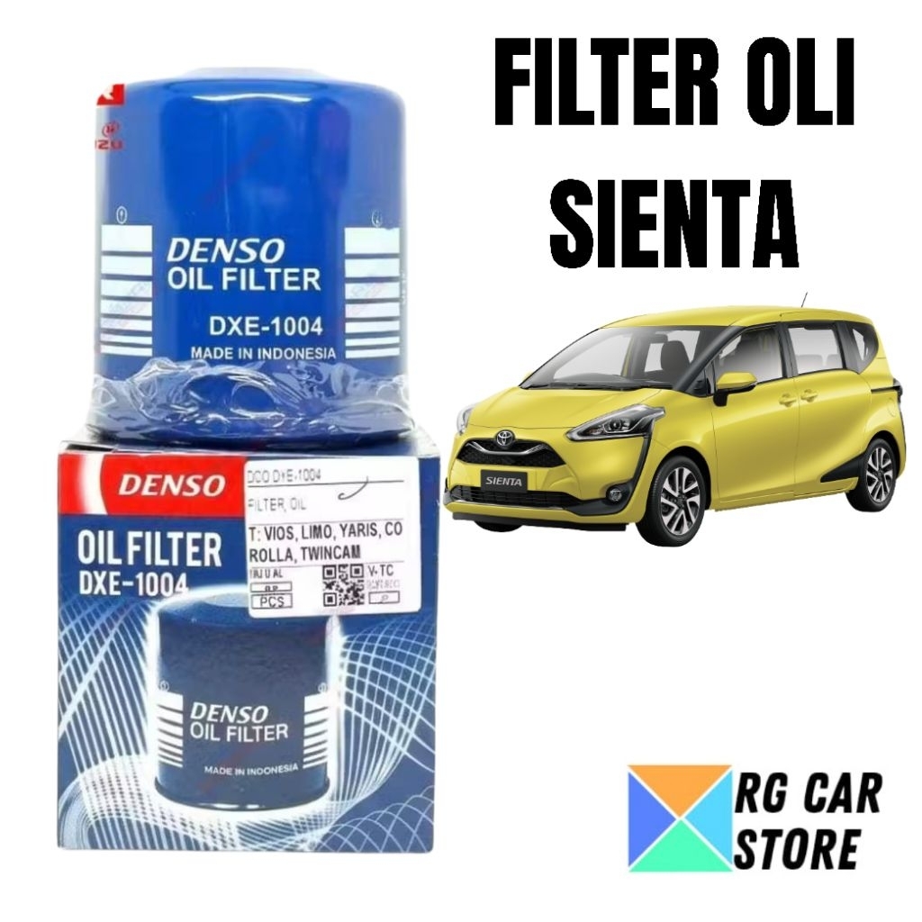 Filter Oli Sienta 2016-2022 Oil Filter 2NR-FE Original Denso DXE-1004 PnP Toyota Sienta