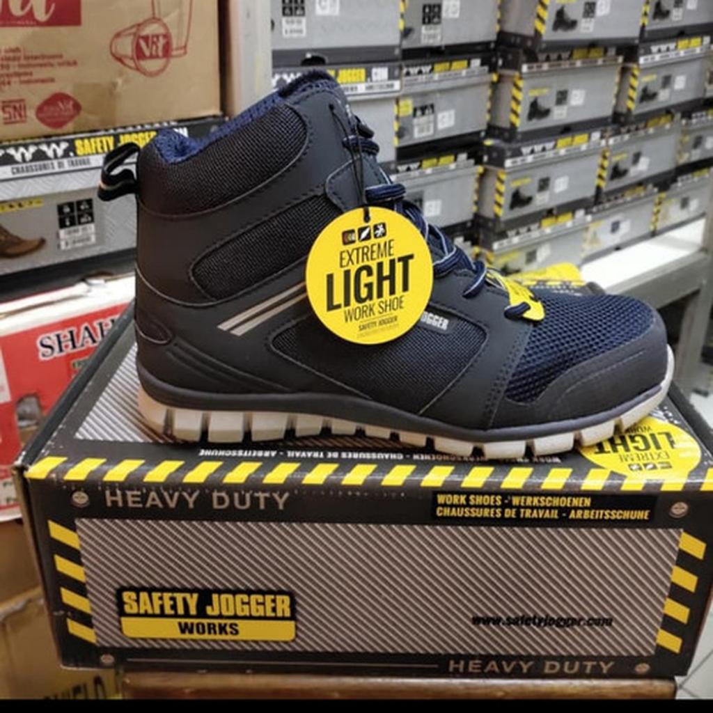 Sepatu Safety Jogger Absolute S1P Navy 100% original - Sepatu Jogger pria - Sepatu Safety Pria Boots