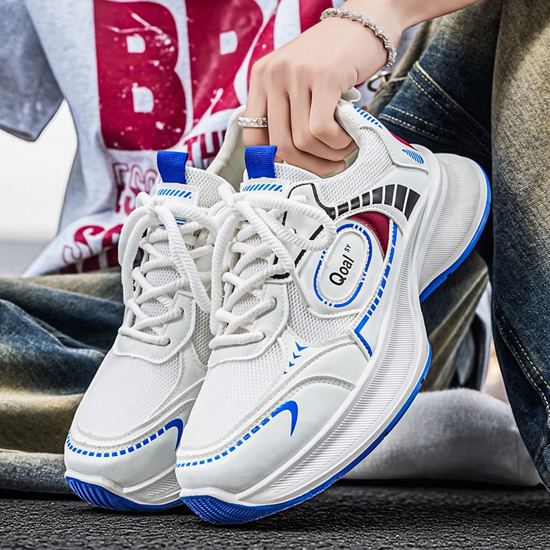 sepatu sneakers sporty cowok keren anti slip design keren kekinian