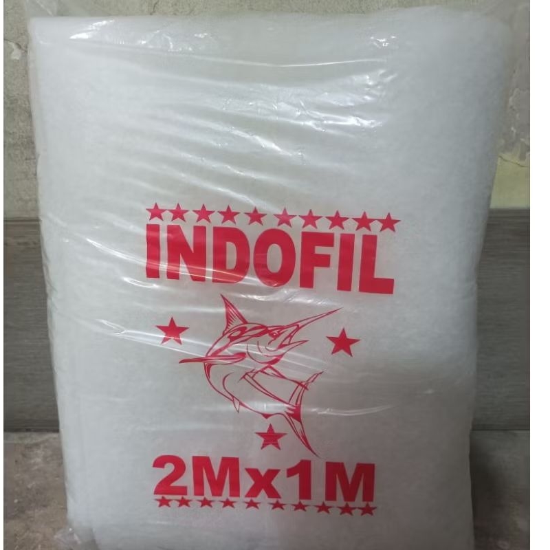 Kapas Busa Filter Aquarium Indofil 2m × 1m