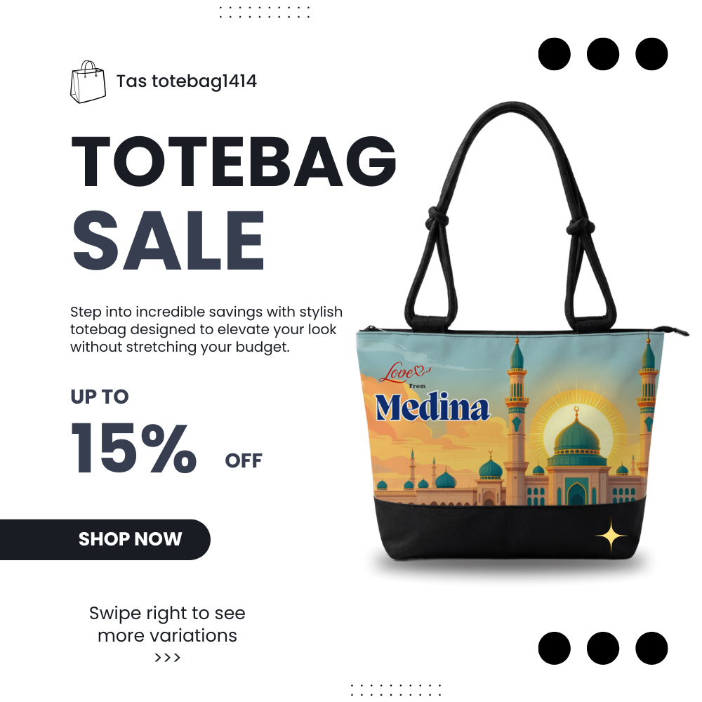 PAKET HAMPERS Tas Oleh Oleh Haji dan Umroh Totebag Tali Sumbu Bahan Kanvas Tas Pengajian