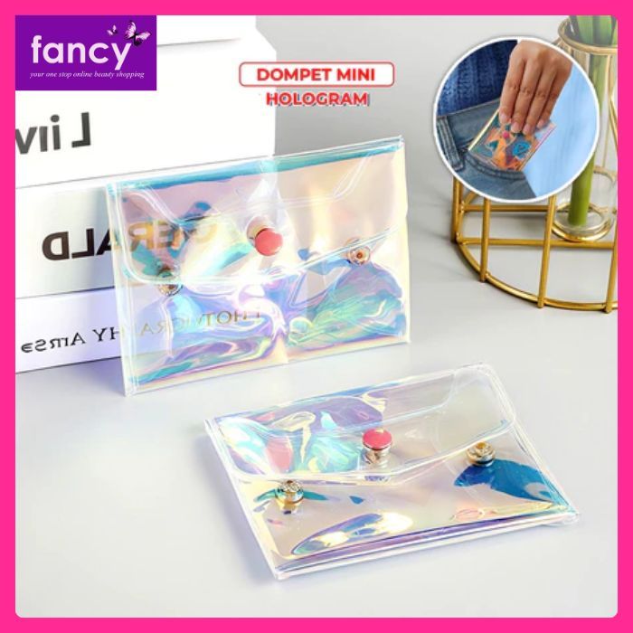 Dompet Mini Hologram | Pouch Make Up Serbaguna