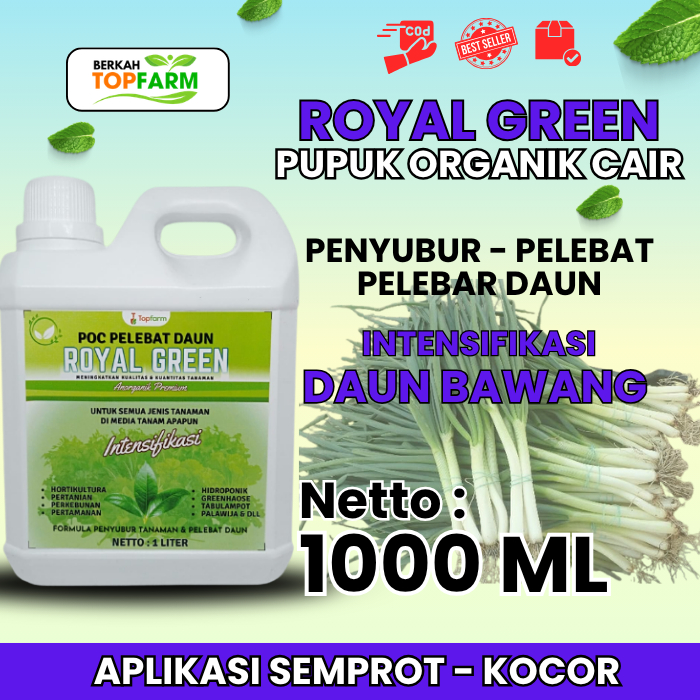 Pupuk Daun Bawang / Pupuk Pelebat Daun Bawang / Pupuk Penyubur Bawang Daun / Pupuk Organik Cair Daun