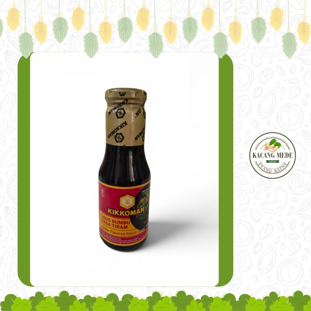 Kikkoman Saus Bumbu Rasa Tiram Botol 300gr Halal/Kikkoman Saus Tiram