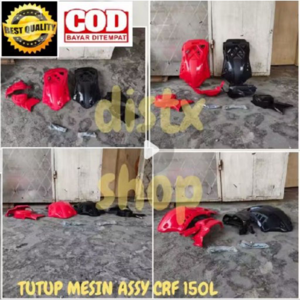 TUTUP MESIN ASSY CRF 150L COVER MESIN CRF150 L ENGINE GUARD CRF 150 L TRAIL SUPERMOTO