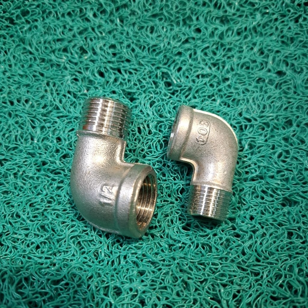 elbow drat luar dalam stainless ss304