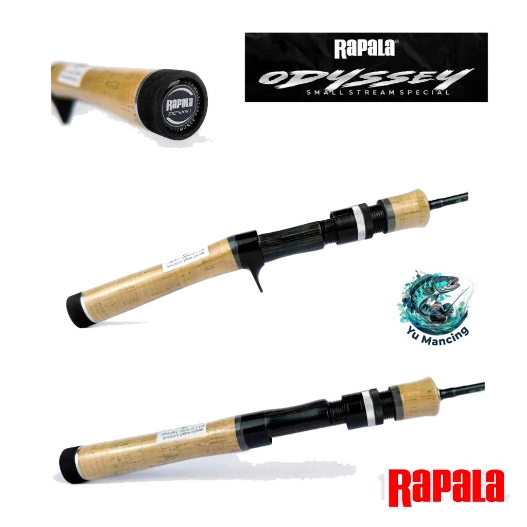 Joran Rapala Odyssey Small Stream Special Fuji - Rod BC ROC502UL, Spinning ROS502UL (Packing PVC)