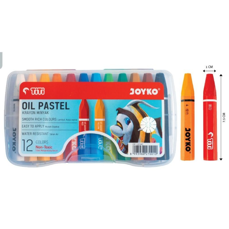 Crayon Joyko 12 Warna