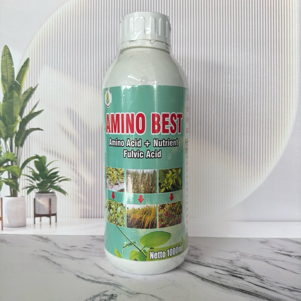 Nutrisi Tanaman Amino Best 1 Liter - Pupuk Asama Amino + Humid Acid Amino Best
