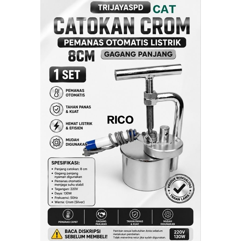alat tambal ban listrik otomatis komplit warna krom