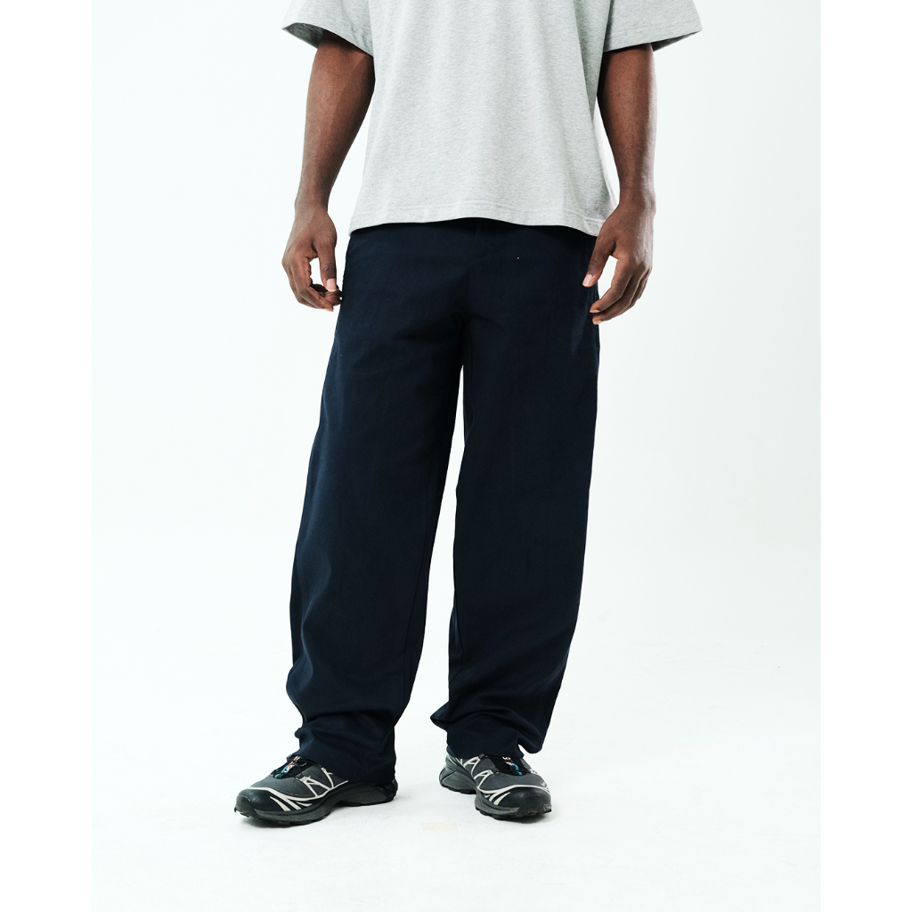 All Around Faded - Barrel Pants Navy