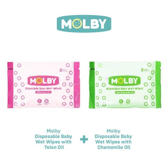 MOLBY Disposable Baby Wet Wipes / Washlap Basah Untuk Bayi