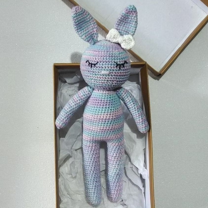 boneka bunny rajut bayi