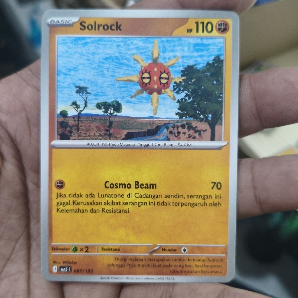 solrock tcg pokemon / kartu pokemon