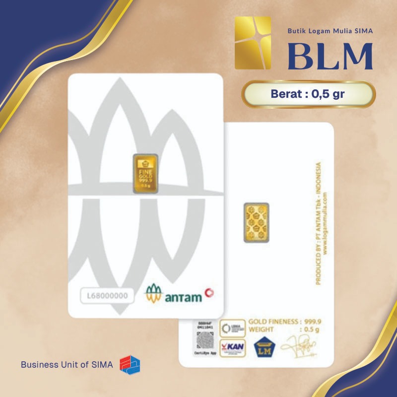 Logam Mulia Antam 0.5 gram