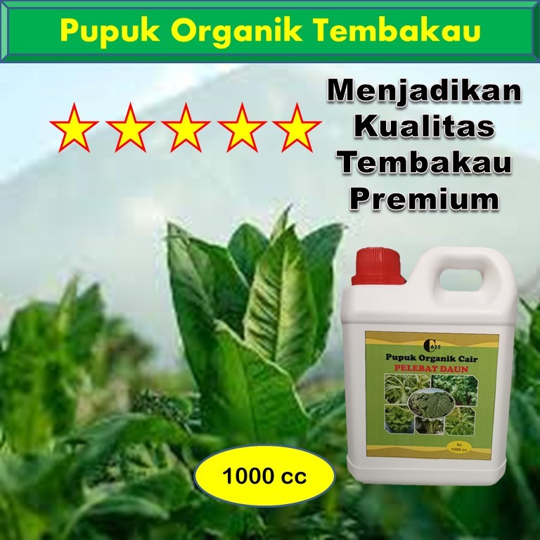 Pupuk Organik Cair Tembakau / Pupuk Pelebar Daun Tembakau / Pupuk Pelebat Daun Tembakau