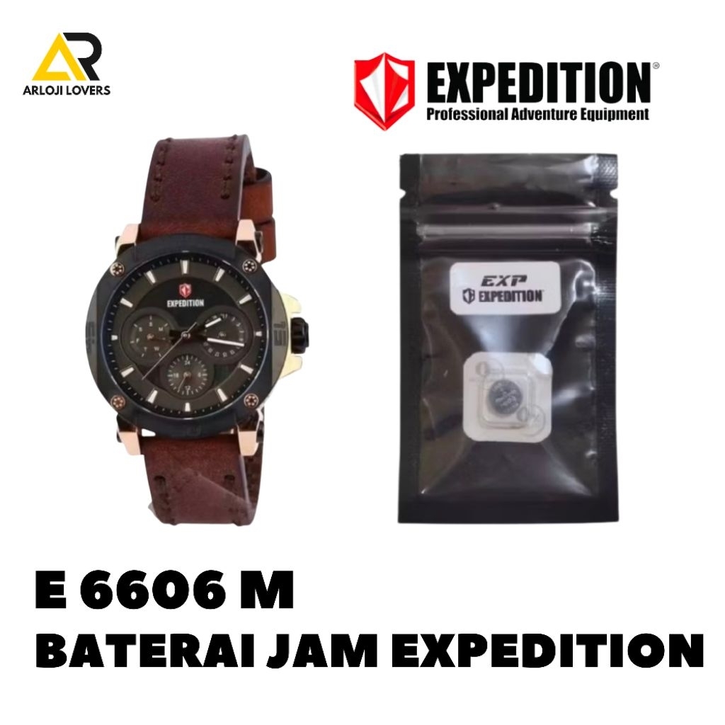 Baterai Jam Expedition Type E 6606 M Original