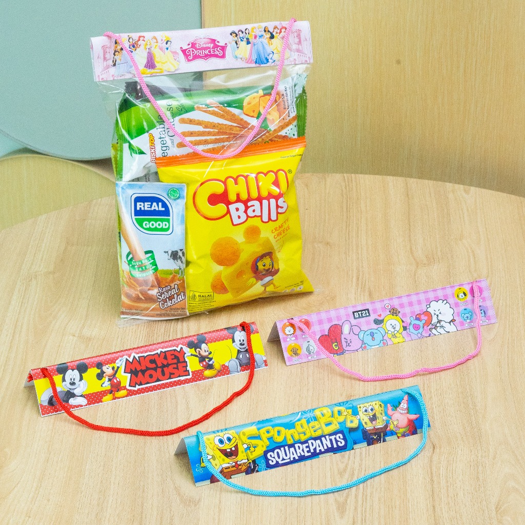 Plastik Label Ulang Tahun Tas Plastik Ulang Tahun Label Snack Ulang Tahun Ready Stok