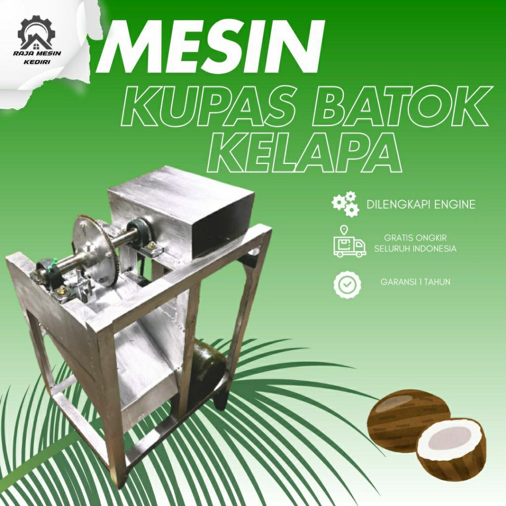 Mesin Kupas Batok Kelapa