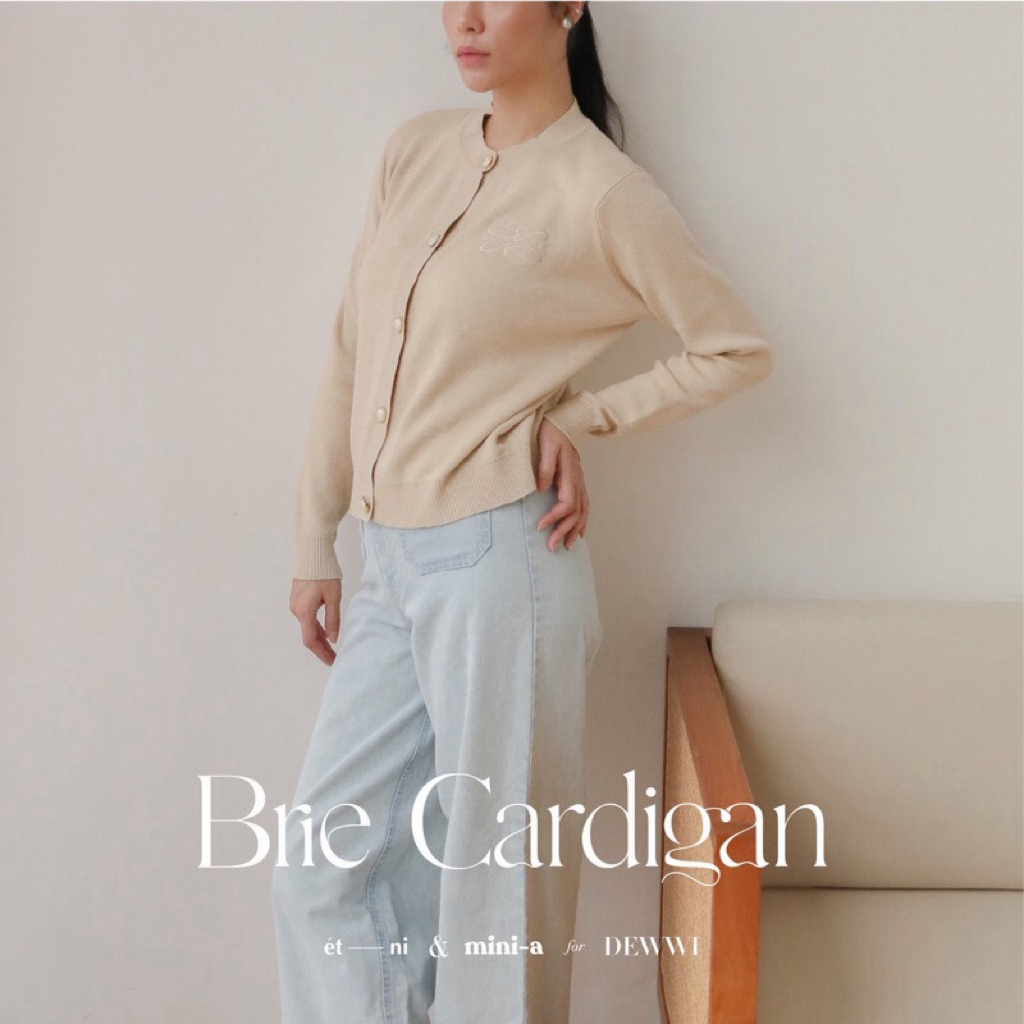 Etni - Brie Cardigan Nude preloved vvgc